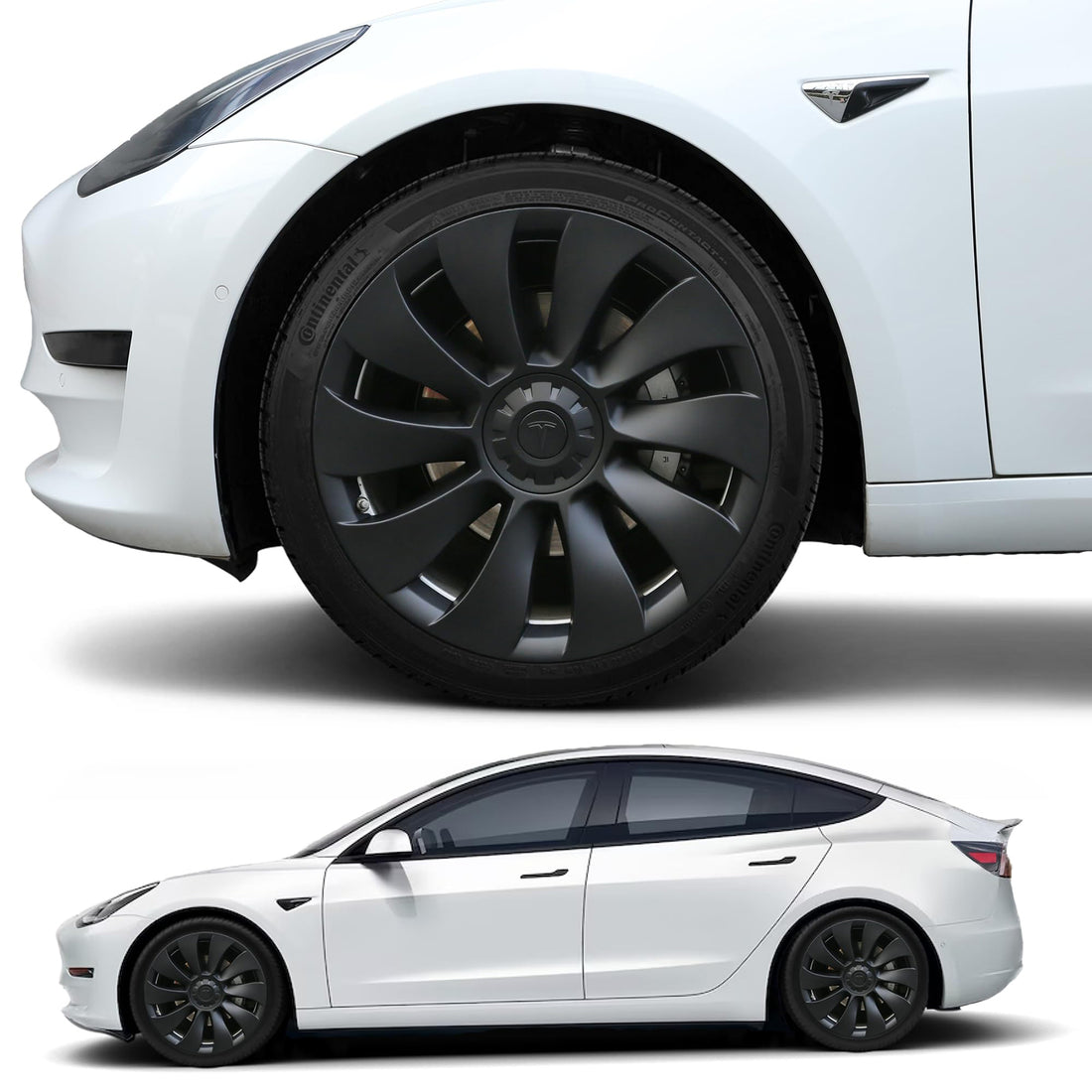 infinaware - 19' Wheel Covers for Tesla Model 3 (4PCS)