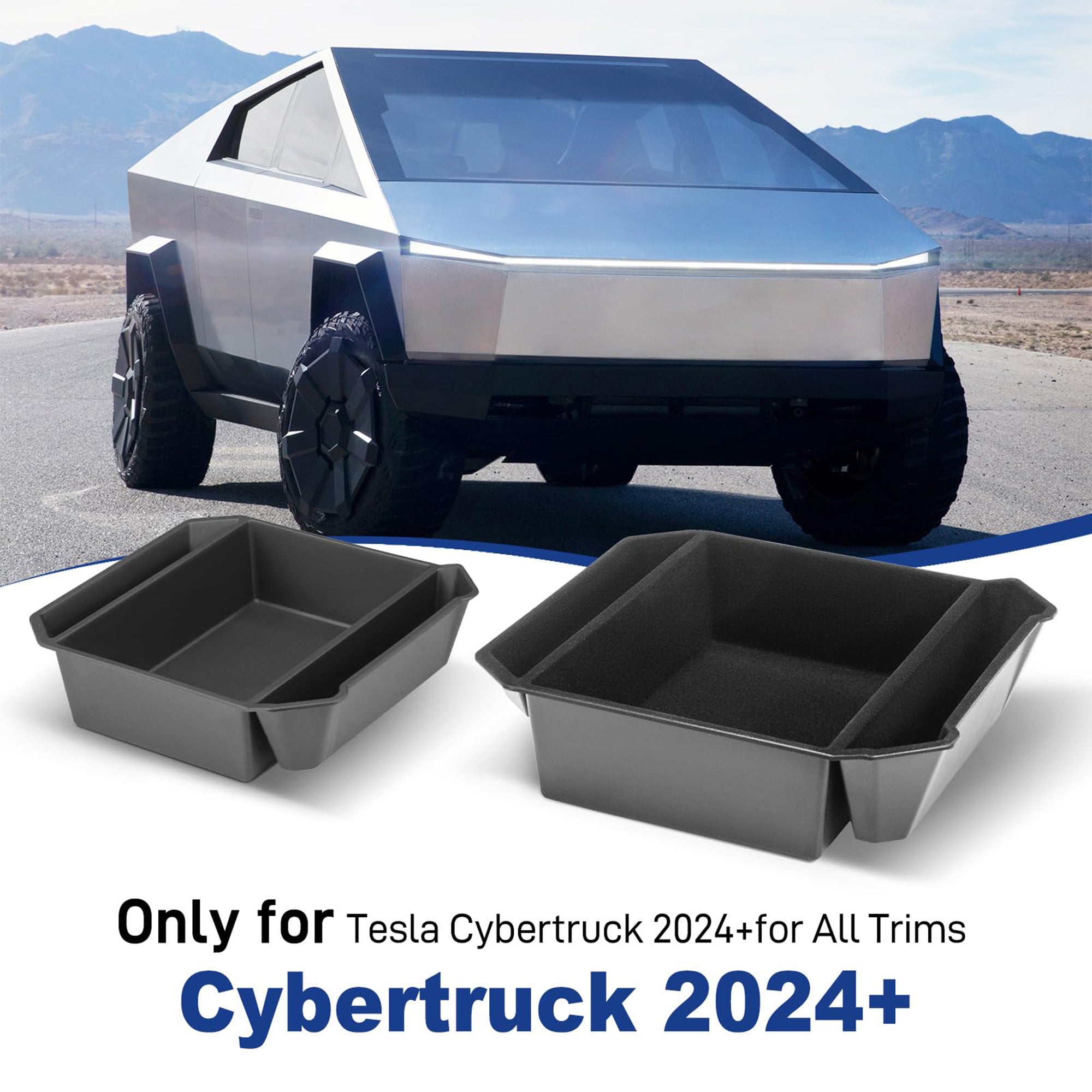 infinaware - Armrest Storage Box for Tesla Cybertruck