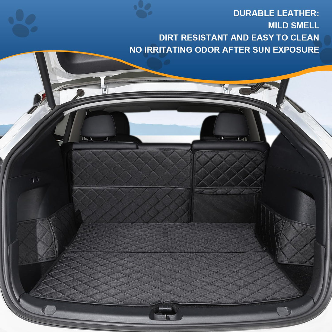 Trunk Mat Waterproof Car Dog Cover for Tesla Model Y