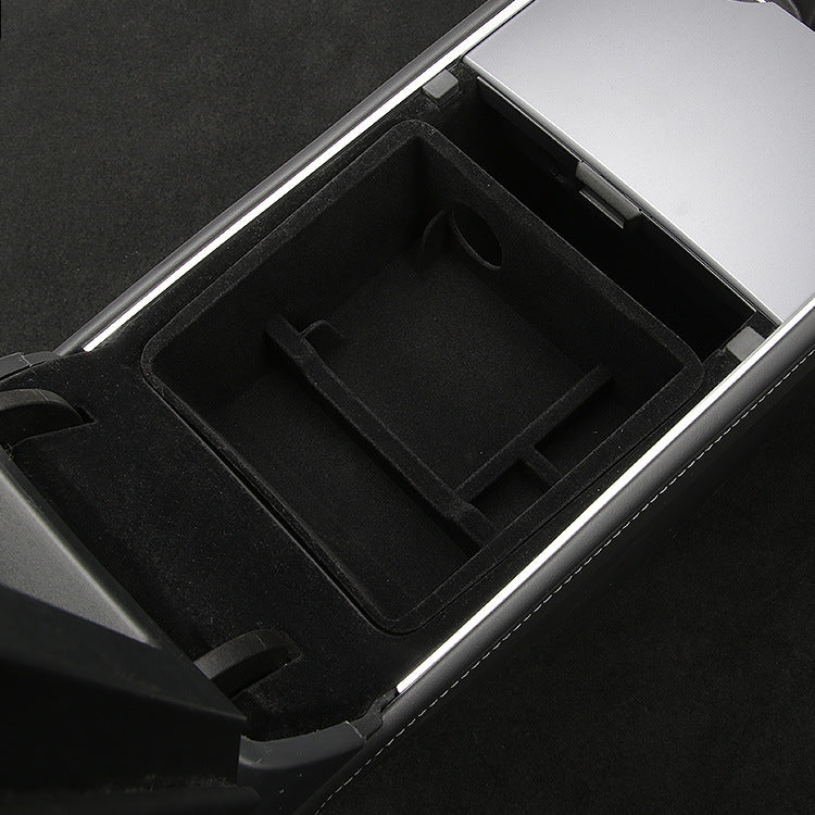 Center Console Tray Armrest Box Storage Box for Tesla Model 3 / Model Y 2021-2023