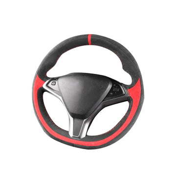 infinaware - Alcantara Steering Wheel Cover for Tesla Model S / Model X