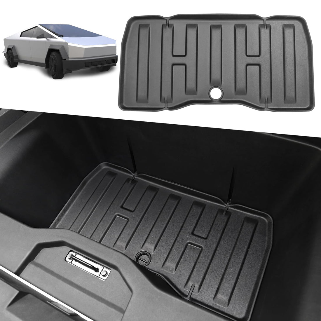 infinaware - All Weather Front Rear Trunk Mats for Tesla Cybertruck