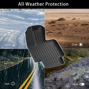 infinaware- All Weather TPE Floor Mats for Tesla Cybertruck