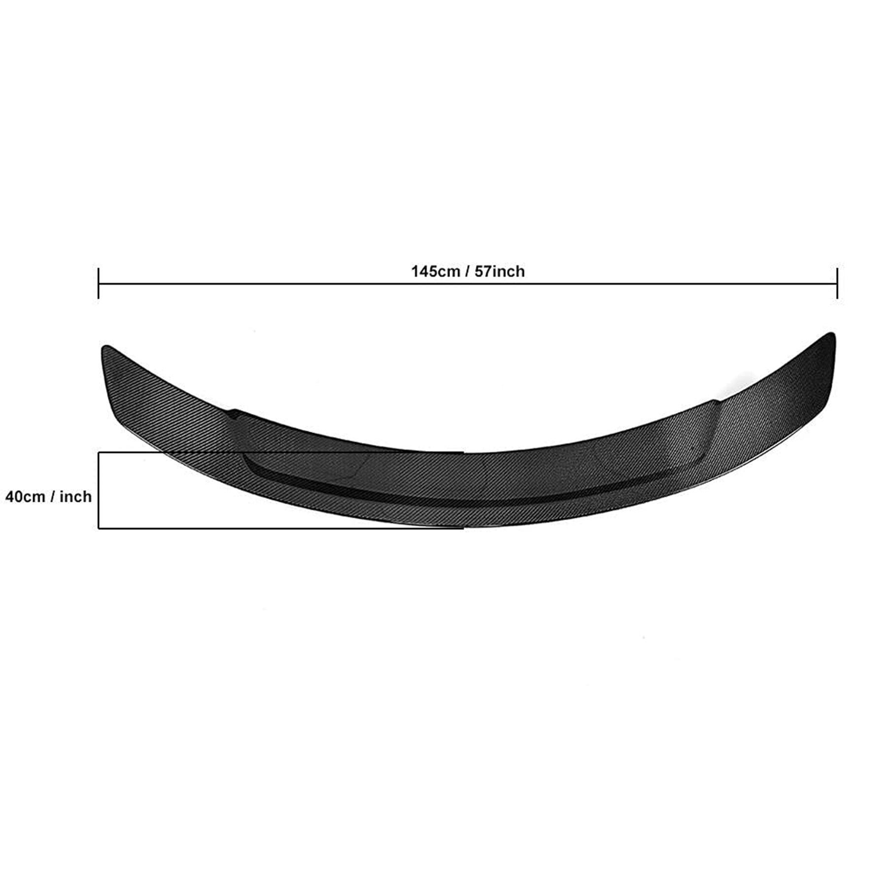 infinaware - Tesla Model 3 Carbon Fiber Rear Spoiler Ver.3