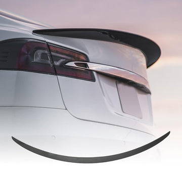 infinaware - Carbon Fiber Spoiler Performance OEM Style for Tesla Model S 2014-2024