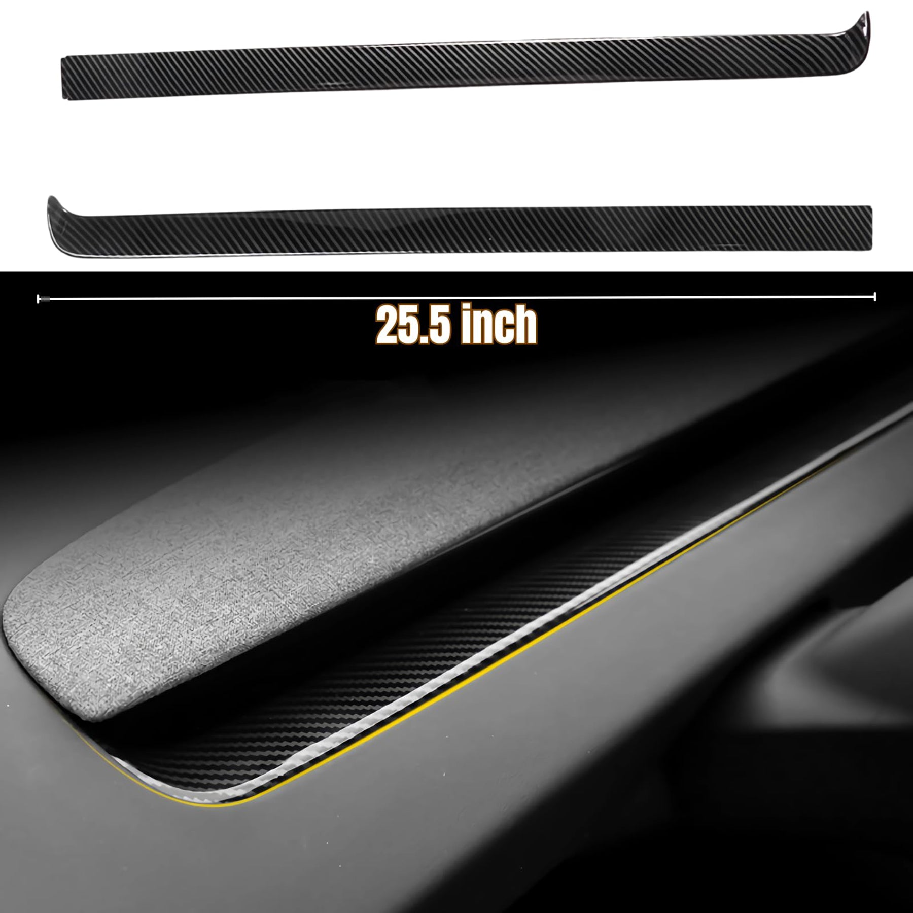 infinaware - Centre Dashboard Air Vent Trim Cover for Model 3 Highland -Segmented