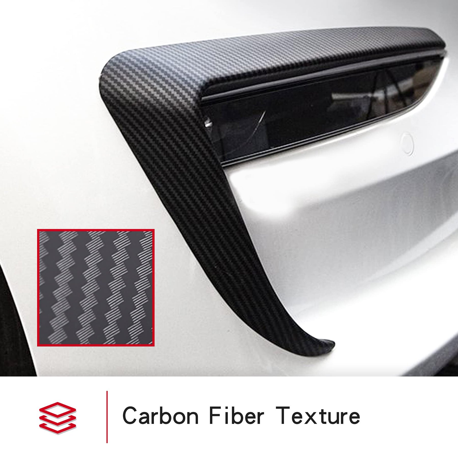 infinaware- Tesla Model 3 Fog Light Trim - Carbon Fiber Exterior Mods