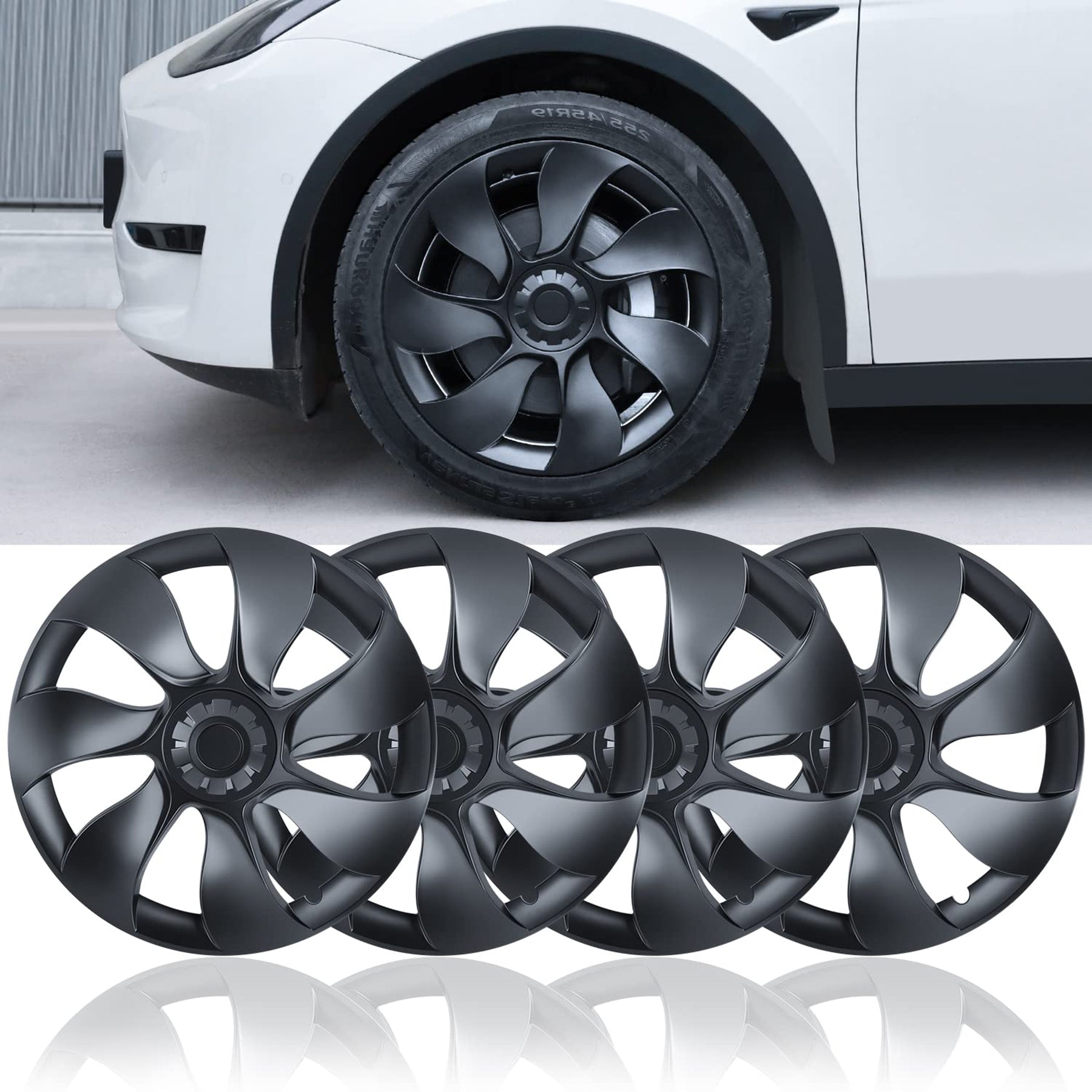 infinaware - 18' 19' Hubcaps for Tesla Model 3/Y【4PCS】