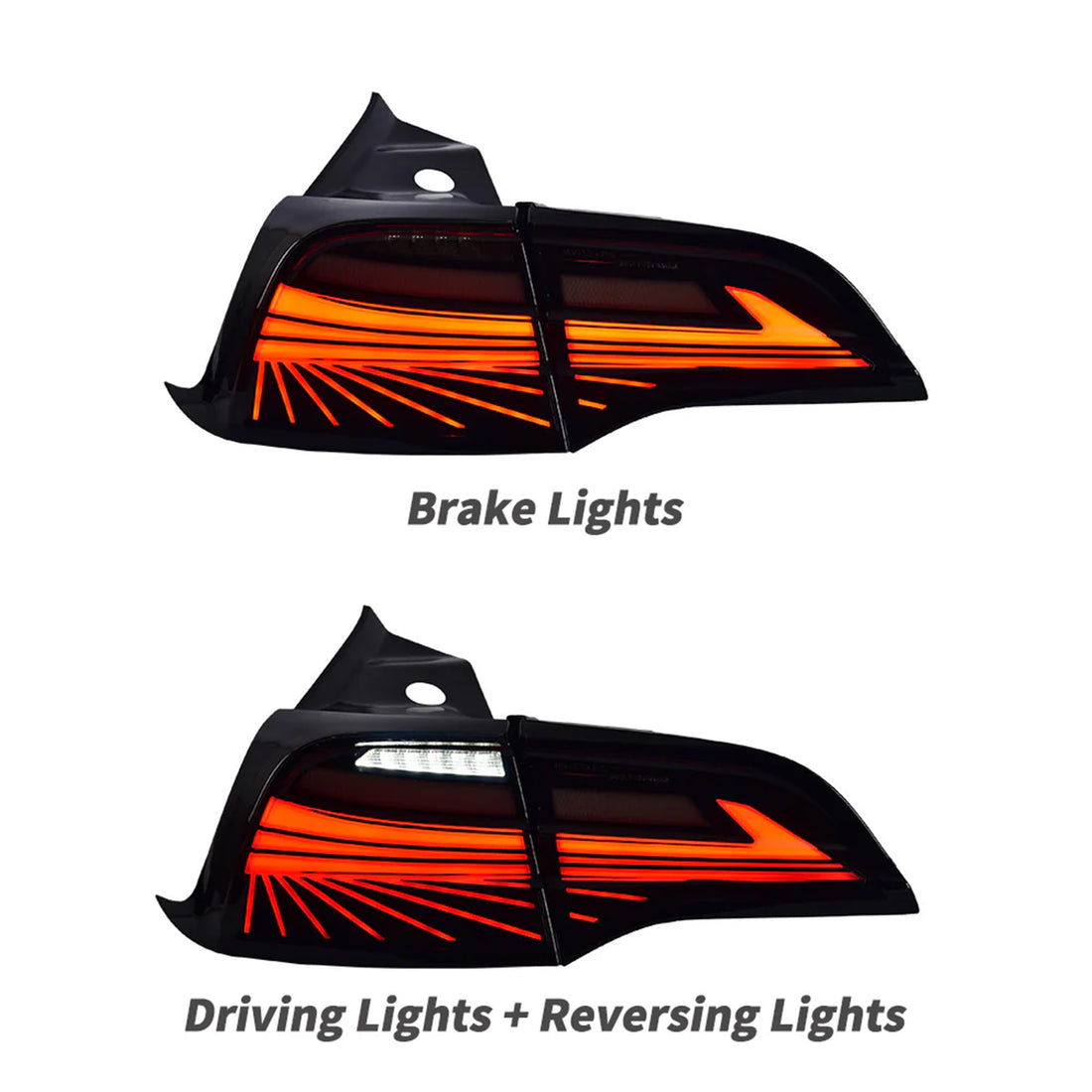 infinaware - Phantom Tail Lights For Tesla Model Y / Model 3（2PCS)