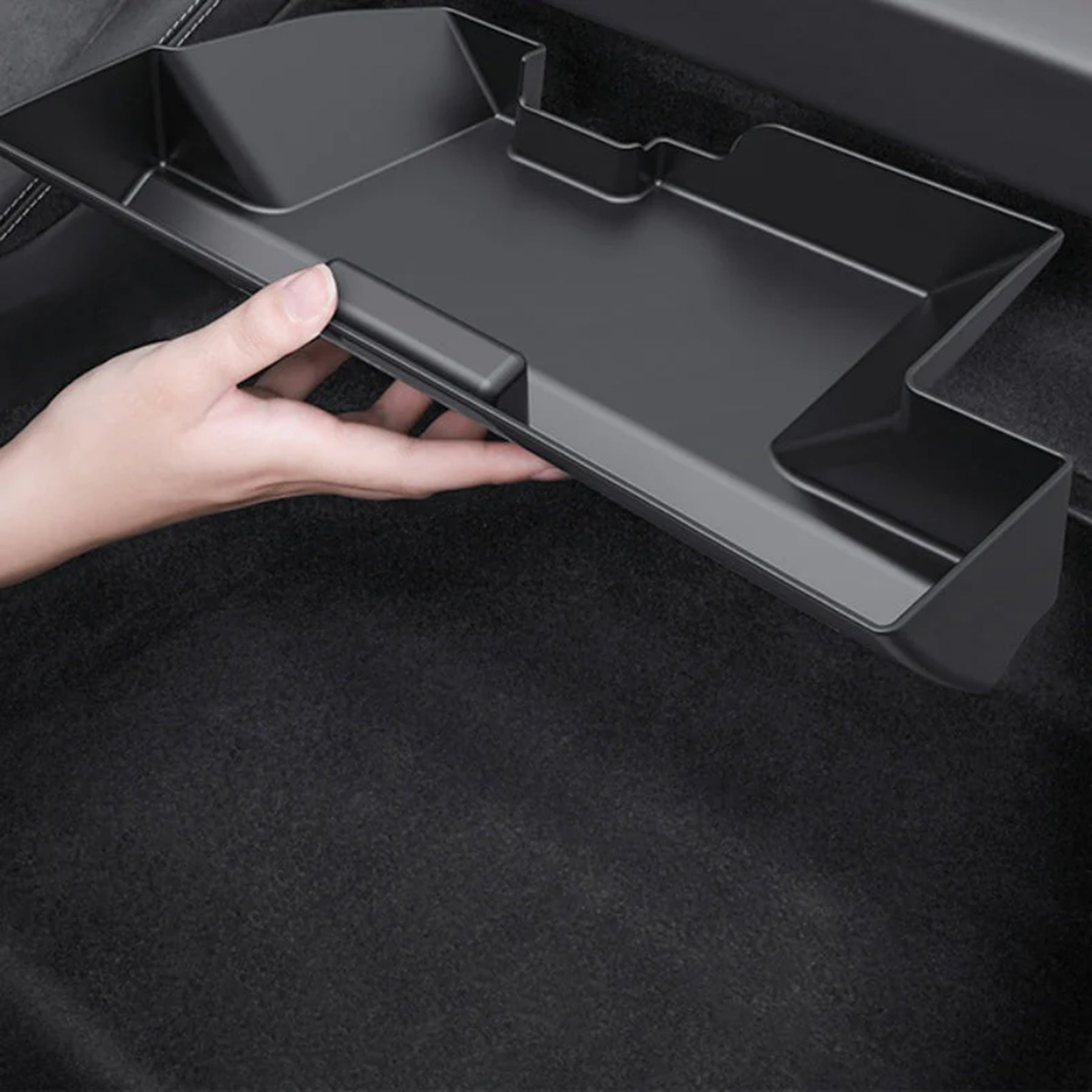 infinaware - Push-Pull Glovebox Storage Case for Tesla Model 3/Y (LHD)