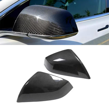 infinaware - Real Carbon Fiber Mirror Covers for Tesla Model S