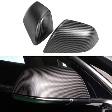 infinaware - Real Carbon Rear View Mirrors cover for Tesla Model S 2016-2020