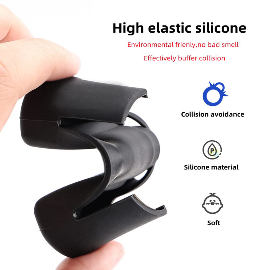 infinaware - Silicone Seat Belt Buckle Cover for Tesla Model Y/3