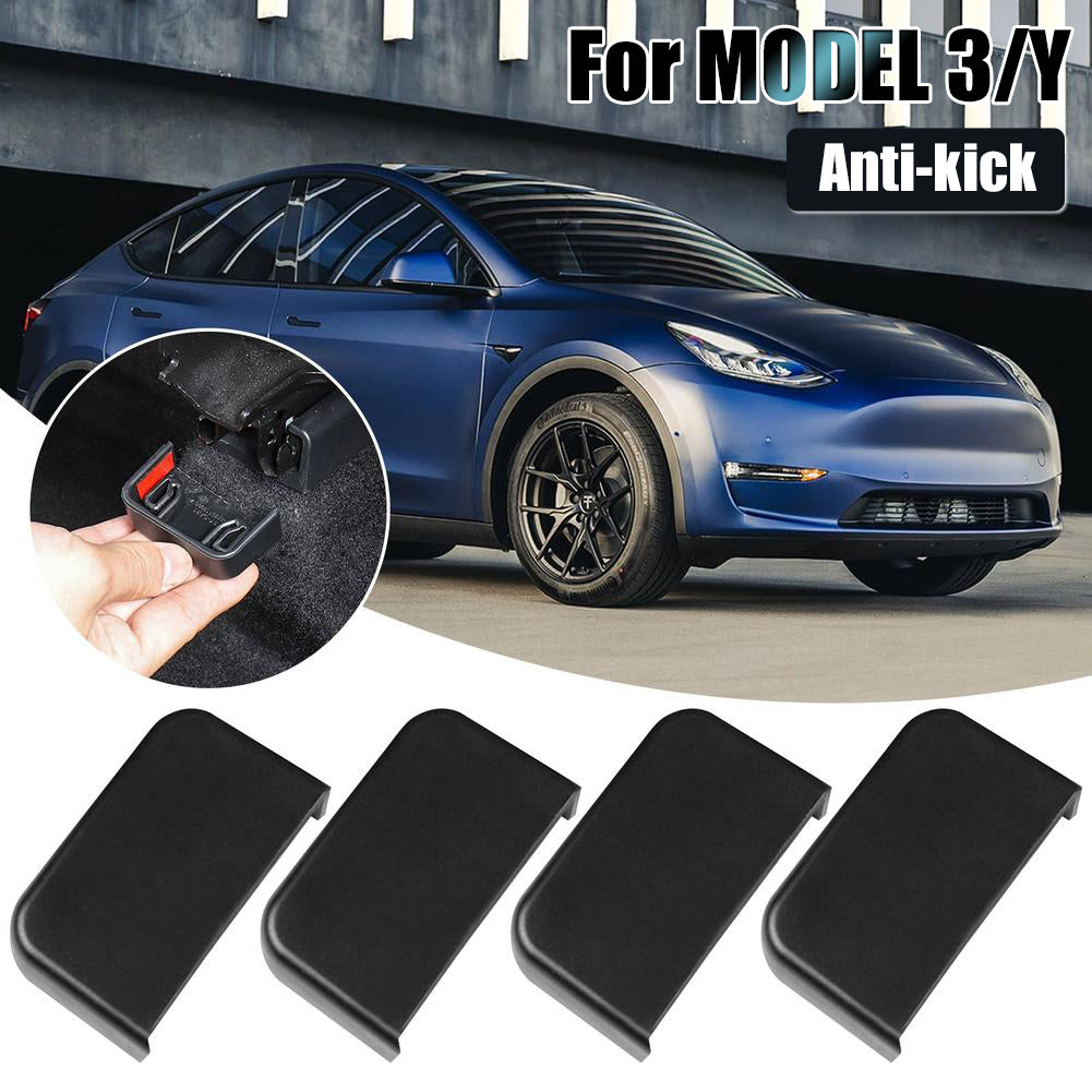 Car Slide Rails Anti-Kick Plugs Accessories suitable for Tesla Model 3 Model Y 2021-2023 (4pcs/set)