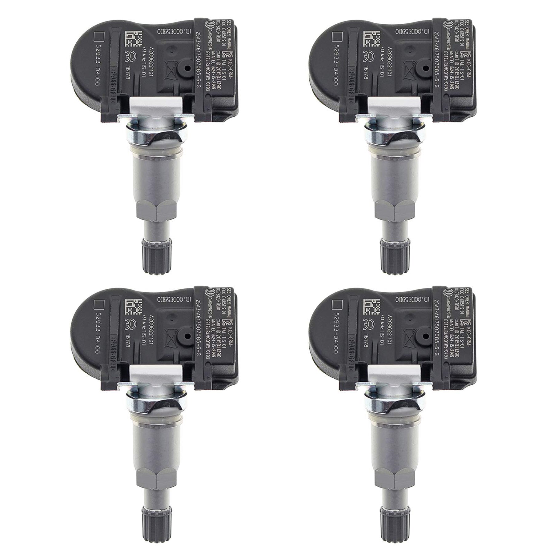 infinaware - Tire Pressure Monitoring System For Tesla Model S/X/3 - 1034602-00-A/C (4pcs) )