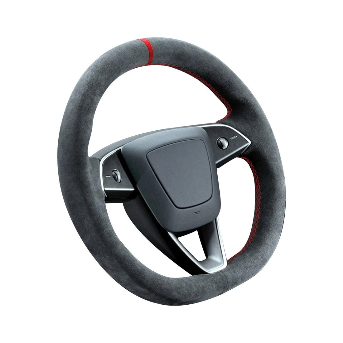 infinaware - Tumbled Fur Steering Wheel Cover for Tesla Model 3 Highland