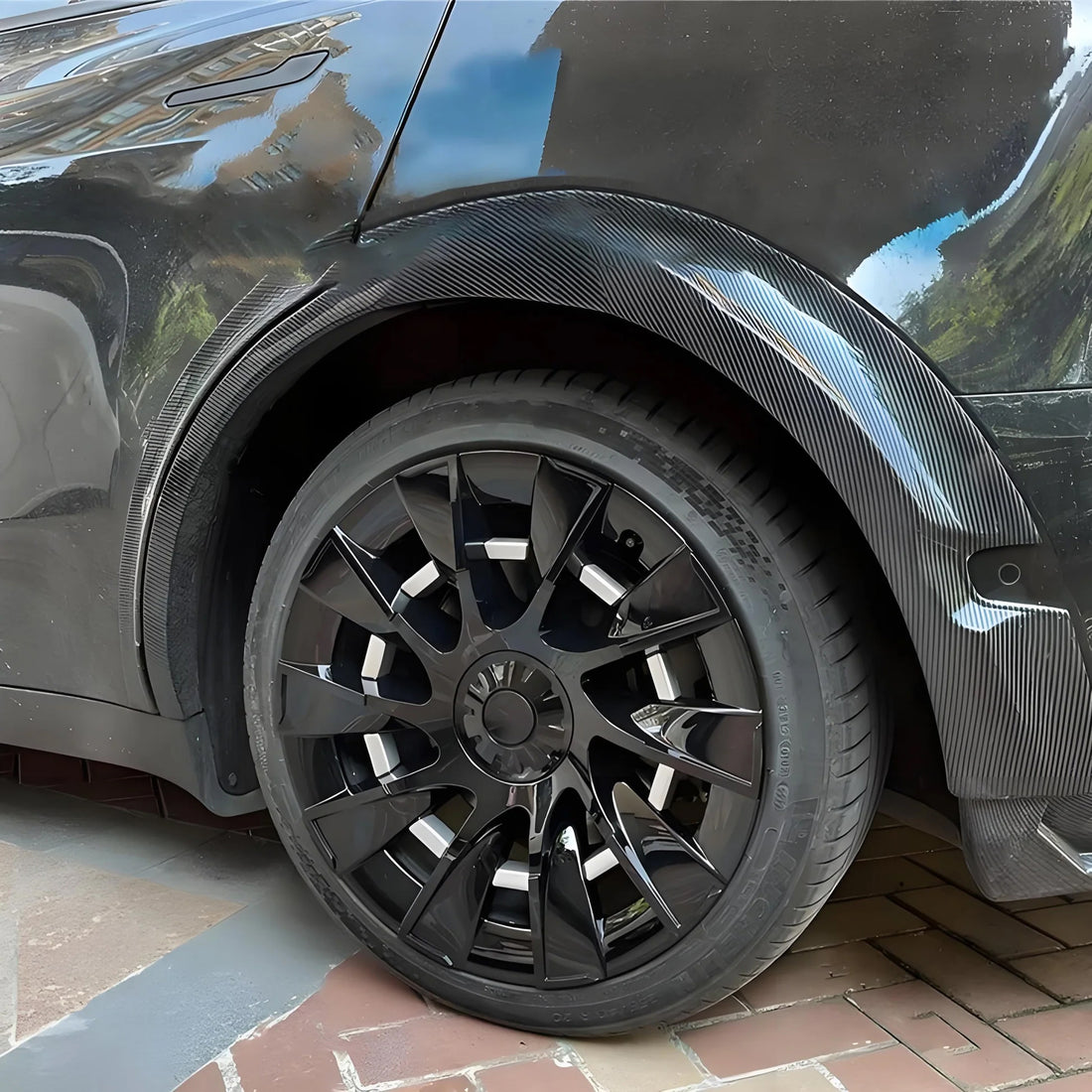 infinaware - 20" Warlord Wheel Covers For Tesla Model Y (4PCS)