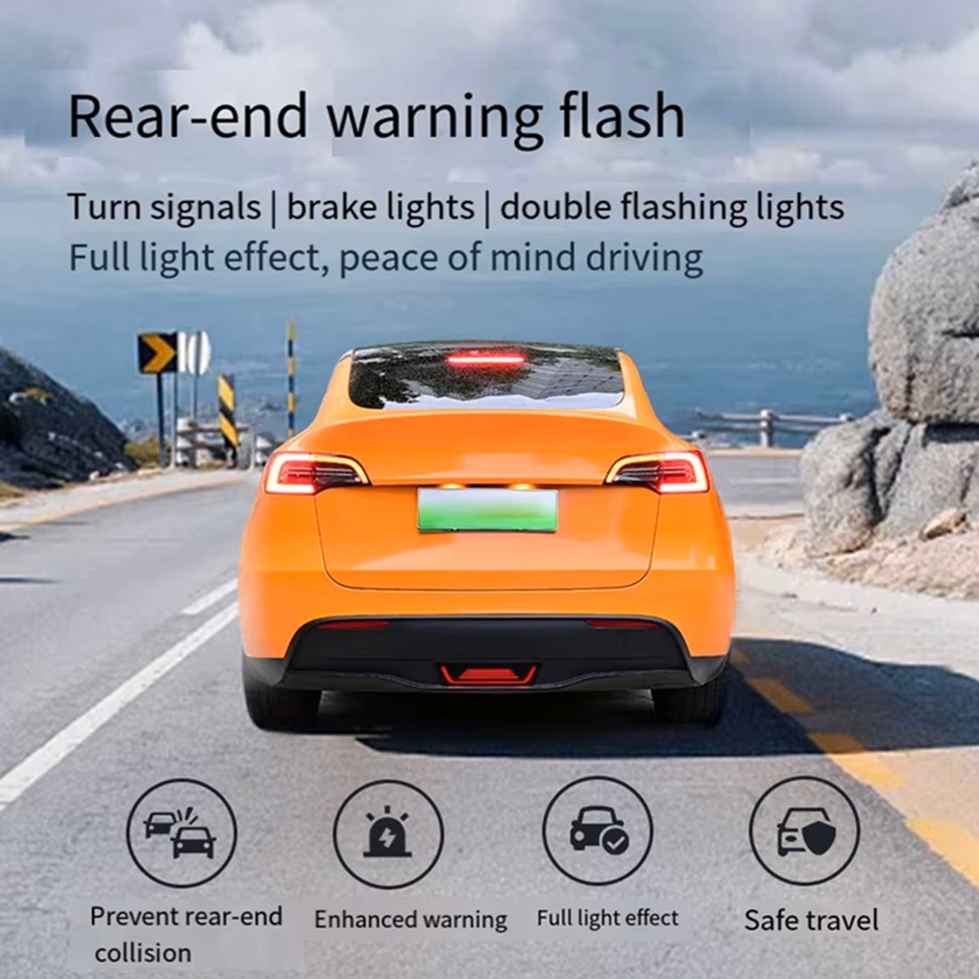 infinaware - Zebra Crossing Pilot Lights for Tesla Model Y